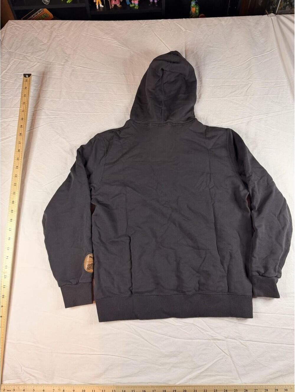 PUMA Animal Crossing Tom Nook Men's Black Pullover Hoodie L Fleece Graphic - Picture 5 of 11